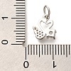 Rack Plating Brass Micro Pave Cubic Zirconia Charms KK-H508-31P-3