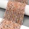 Natural Multi-Moonstone Beads Strands G-L597-C04-04-2