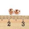 Brass Crimp Beads KK-Z030-16A-RG-3
