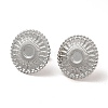 Non-Tarnish 304 Stainless Steel Stud Earring Cabochon Settings EJEW-I281-03P-1