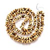 Electroplate Glass Beads Strands GLAA-N024-4mm-01-2