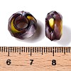 Two Tone Glass European Beads LS-GDA009-4-3