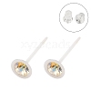 Hypoallergenic Bioceramics Zirconia Ceramic Stud Earrings EJEW-C111-04A-1