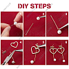 SUNNYCLUE DIY Imitation Pearl Earring Making Kit DIY-SC0019-31-4