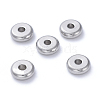 Tarnish Resistant 304 Stainless Steel Spacer Beads X-STAS-E466-33P-1