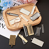DIY Rectangular Pendant Making Kits DIY-TA0008-91-12