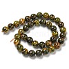 Natural Bumblebee Jasper Beads Strands G-P544-A03-02-3