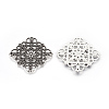 Tibetan Style Filigree Joiners TIBEP-A2690-AS-LF-1