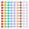 Transparent Crackle Acrylic Beads CACR-TAC0003-3