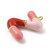 Brass Enamel Pendants KK-E093-03G-Z-2