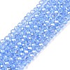 Electroplate Glass Beads Strands EGLA-A044-T1mm-A14-1