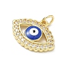 Brass Micro Pave Cubic Zirconia Pendants KK-H255-02B-G01-2