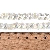 Electroplate Glass Beads Strands EGLA-Q135-04A-A08-4