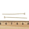 Brass Micro Pave Clear Cubic Zirconia Eye Pins KK-M306-09G-02-3