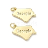 Brass Pendants KK-D229-22Y-G-1