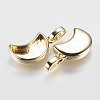 Brass Pendant Cabochon Settings LS-KK-G338-08G-2