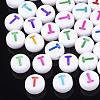 Initial Acrylic Beads X-OACR-E001-20T-1