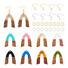 Biyun DIY V-shape Dangle Earrings Making Kit DIY-BY0001-42-12