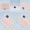 Rectangle Plastic Bead Storage Containers CON-PH0001-14-WH-4