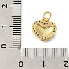 Rack Plating Brass Micro Pave Cubic Zirconia Charms KK-I716-07G-3