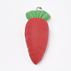 Handmade Polymer Clay Pendants X-CLAY-T012-09-1