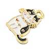 Valentine's Day Zinc Alloy Enamel Pendant PALLOY-Q460-01B-2