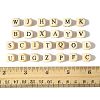 208Pcs 26 Styles Printed Natural Wood Beads WOOD-FS0001-51-5