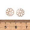 Rack Plating Brass Bead Caps KK-F090-21RG-02-3