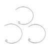 Brass Earring Hooks KK-C069-01P-1