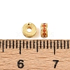 Brass Micro Pave Cubic Zirconia Beads KK-H533-01G-01-3
