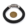 Leather Braided Cord Bracelets AJEW-Q003-01A-5