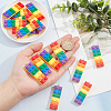 DICOSMETIC 20Pcs 2 Colors Rainbow Opaque Acrylic Pendants MACR-DC0001-02-3