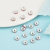 Brass Grade A Rhinestone Spacer Beads RB-A014-Z6mm-23S-5