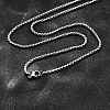 Tarnish Resistant 304 Stainless Steel Box Chain Necklaces NJEW-P244-01P-1