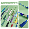   34Pcs 17 Colors Polyester Tassel Pendant Decorations AJEW-PH0004-33-7