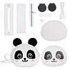 Panda Head Shape Crossbody Bag Making Kits DIY-WH0308-276-1
