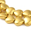 Electroplate Glass Beads Strands EGLA-H109-12F-03-3