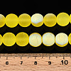 Frosted Transparent Glass Beads Strands GLAA-T032-T10mm-MBB12-4