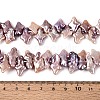 Natural Baroque Keshi Pearl Beads Strands PEAR-S022-02B-5
