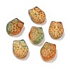 Baking Paint Transparent Glass Beads DGLA-N018-14B-1
