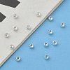 PVD Vacuum Plating Brass Round Spacer Beads X-KK-I601-3mm-S-RS-6