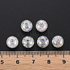 Transparent Crackle Acrylic Beads MACR-S373-66-L06-5