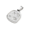 304 Stainless Steel Pendants SA-CBA34D4-03B-P-2