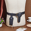 Medieval PU Leather Waist Belt Pouches with Alloy Rivets AJEW-WH0678-30B-4