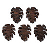 Natural Wenge Wood Pendants WOOD-T023-48-1