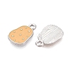 Alloy Enamel Pendants ENAM-Q003-07P-2