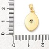 Brass Micro Pave Cubic Zirconia Pendents KK-M303-01G-11-3