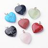 Synthetic & Natural Natural & Synthetic Mixed Stone Pendants G-S214-18-1