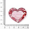 Valentine's Day Printed Opaque Acrylic Pendants FIND-D283-11I-3