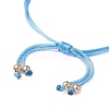 Golden Tone 201 Stainless Steel Heart Link Bracelets BJEW-JB10643-02-4